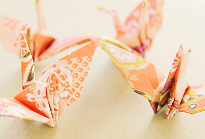 Origami, Kranich Karussell