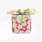 Japanisches Furoshiki Verpackungstuch mit weissem Kirschblütenmuster (Sakura)