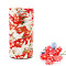 Japanische Teedose, kranich, rot
