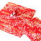 Rotes Japanpapier mit traditionellem Kirschblütenmuster (Sakura)