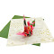Bunter Stapel japanisches Washi-Origami-Papier.