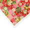 Hochwertiges japanisches Yuzen Washi aus Kyōto mit Temari- und Blumen-Muster in Magenta. Ideal für anspruchsvolle Origami-Faltkunst.