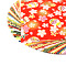 Traditionelles japanisches Origami-Papier, bunt gemustert und einfarbig