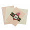 Japanische Grusskarte, Kanji Herz mit Origami Kranich